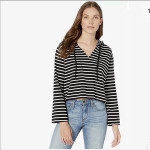 Splendid striped sweatshirt w/ flared sleeves